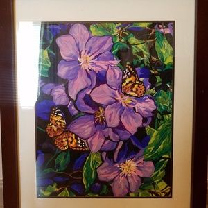 Handmade by number painting 8x10